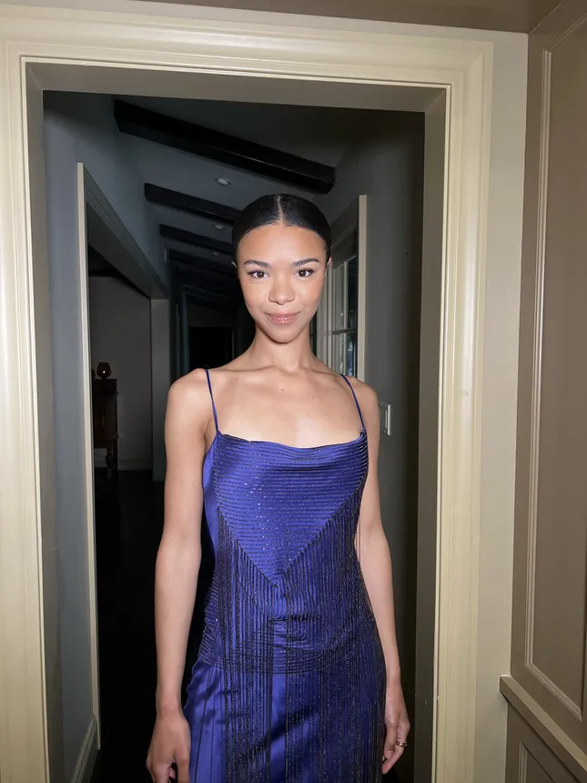 India Amarteifio for Instyle Dinner for Queen Charlotte: Bridgerton Press