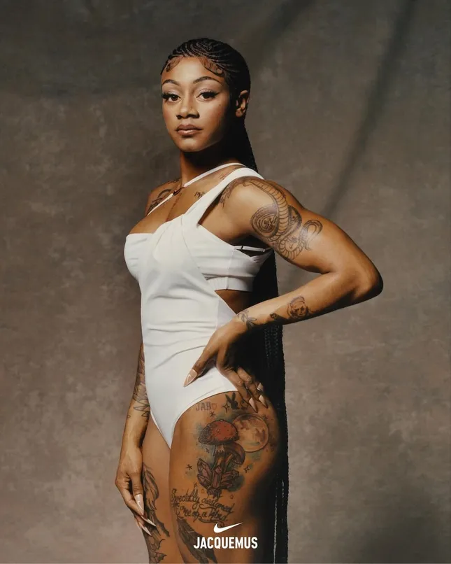 Sha’Carri Richardson for Jacquemus x Nike