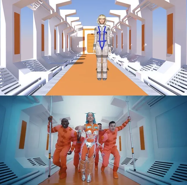 Doja Cat - “Get Into It (Yuh)” Corridor Set