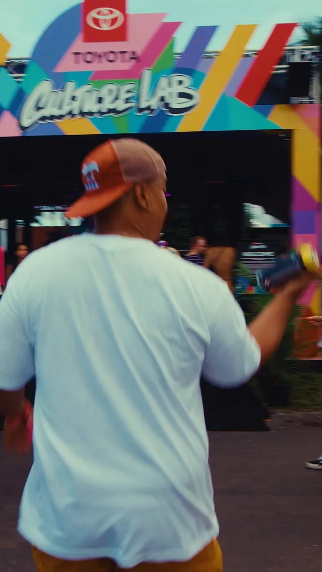 Toyota X Rolling loud activation artwork experience
