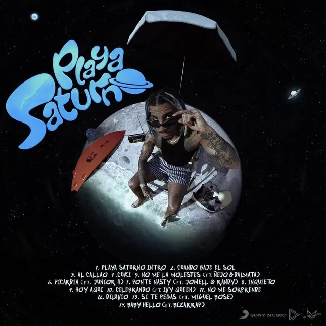 Rauw Alejandro - Playa Saturno (Album Cover)