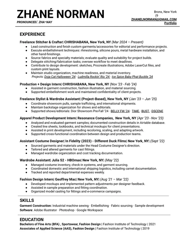 CV