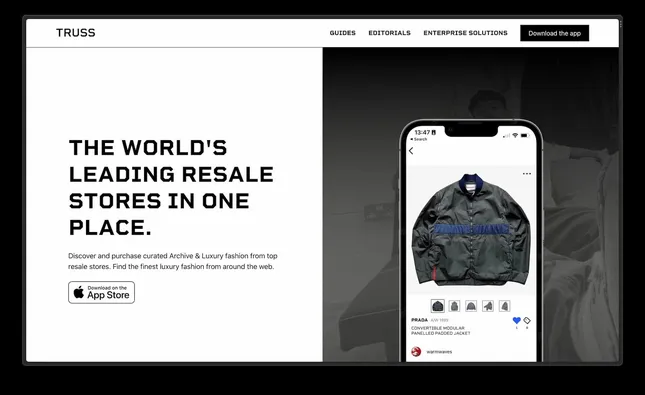 Truss Archive Website and Branding