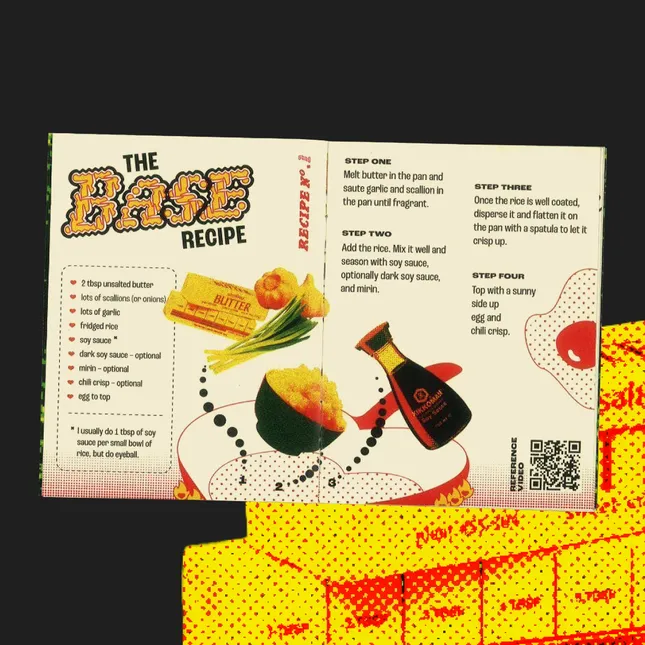 Recipe zine