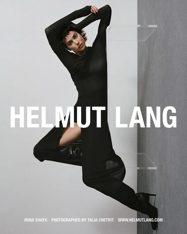 Irina Shayk for Helmut Lang