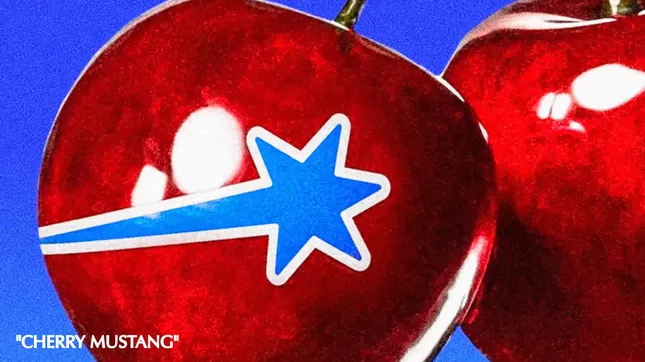 CHERRY MUSTANG AD