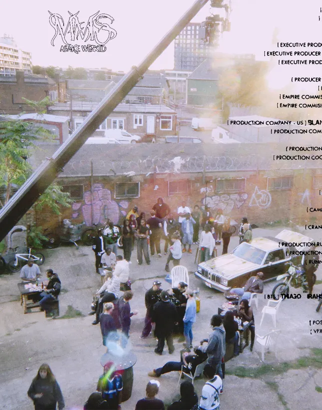 Asake and Wizkid “MMS” BTS photography Carousel