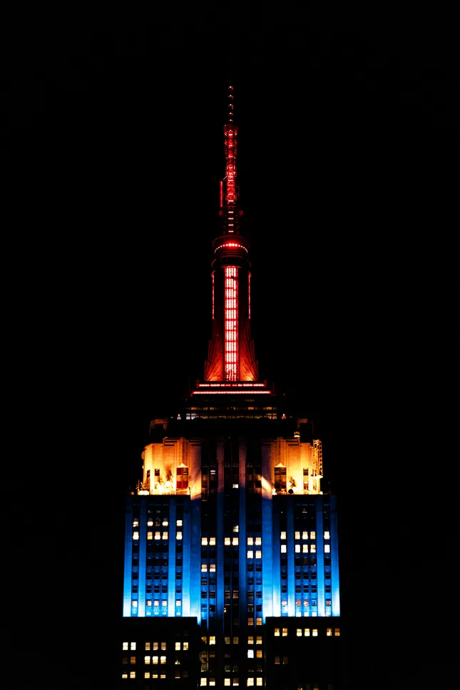Empire State Building for The Christopher & Dana Reeve Foundation