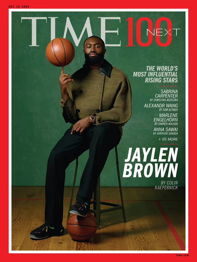Time NEXT 100 - Jaylen Brown, October 2024 Cover