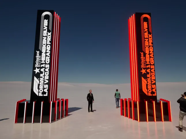 F1 Las Vegas Entry Towers