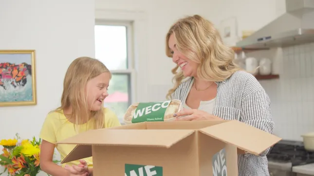 WECO meal delivery ads