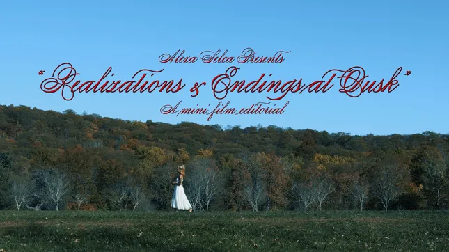 “Realizations & Endings at Dusk”