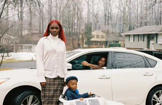 Claudette, Roman and Rashard - image shown at the Phillips Collection.