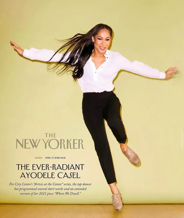 Makeup for Ayodele Casel for the New Yorker