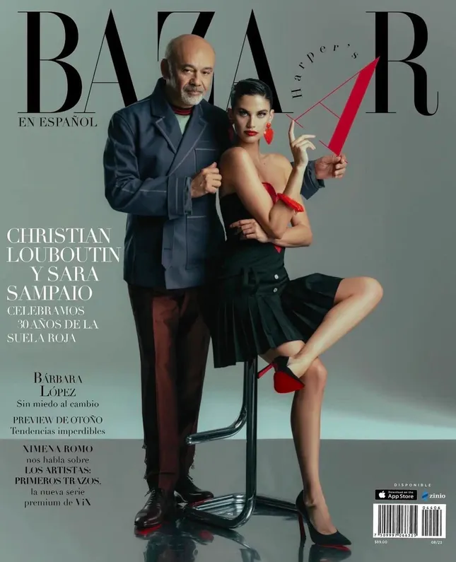 Harper's Bazaar Christian Louboutin x Sara Sampaio