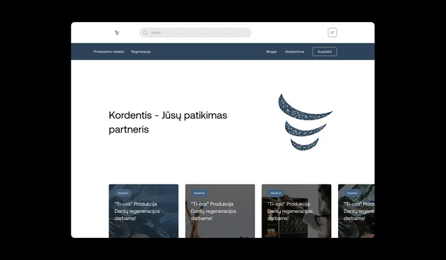 Kordentis | Landing Page