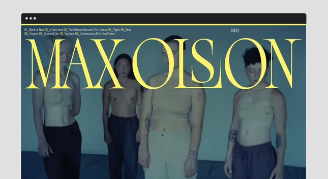 Max Olson Website