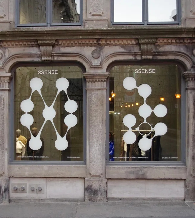 Window Installation for SSENSE Montréal