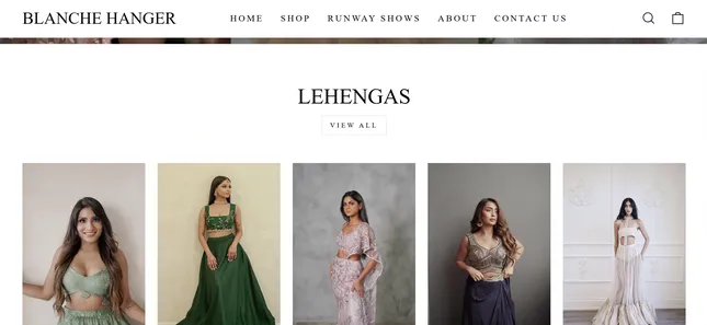 Blanche Hanger - Indian Bridalwear