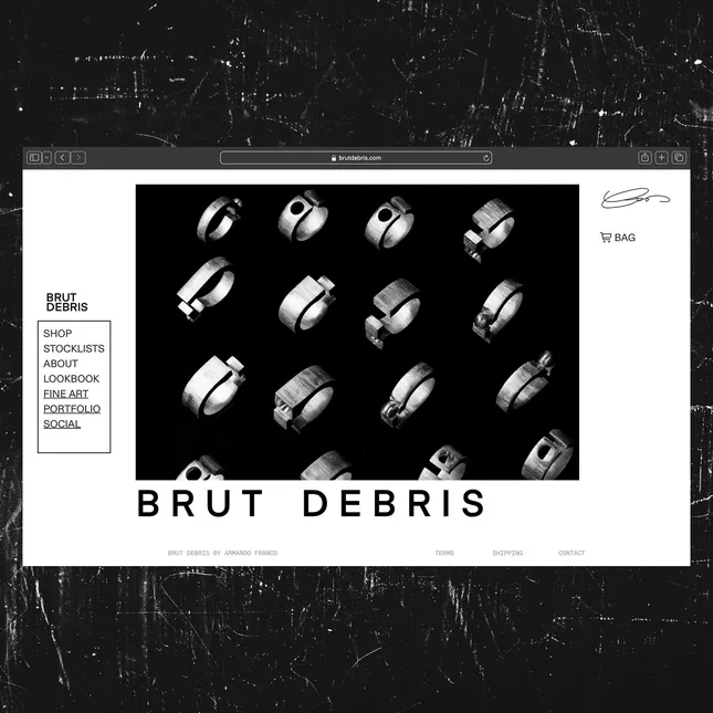Brut Debris Website
