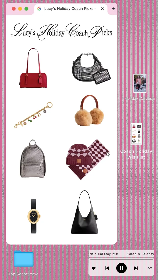 Coach Holiday Wishlist