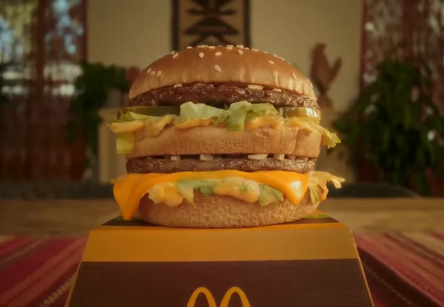McDonalds x Billboard - Eslabon Armado try the new Chicken Big Mac