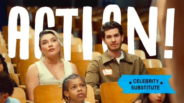 Celebrity Substitute - Andrew Garfield & Florence Pugh