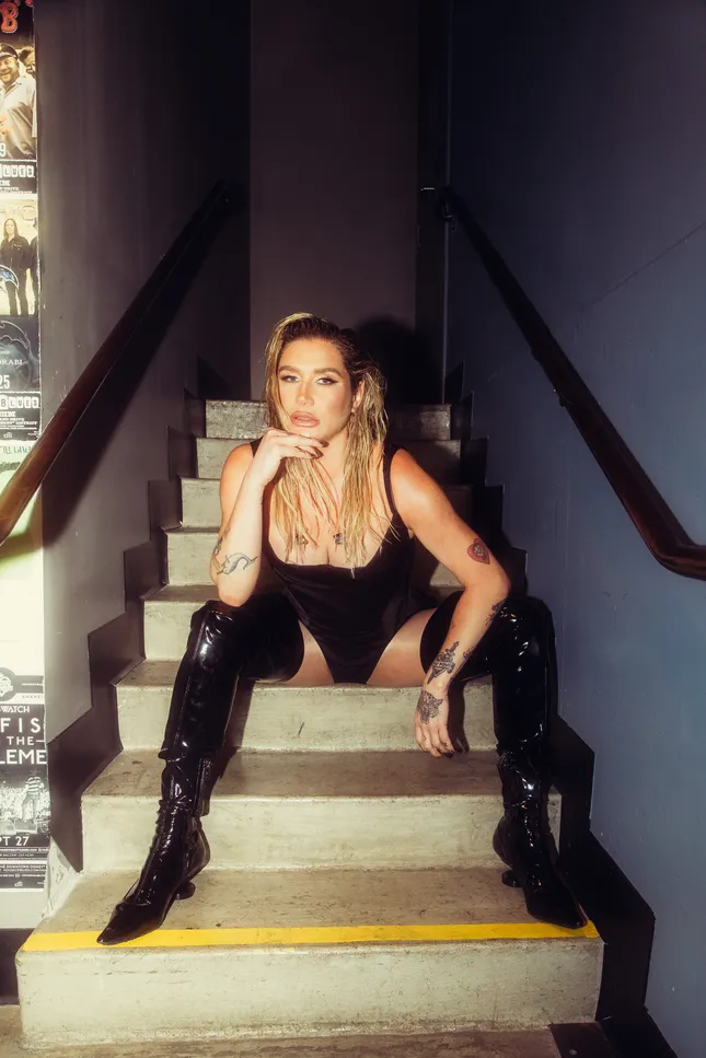 Kesha on tour for Tmrw Magazine