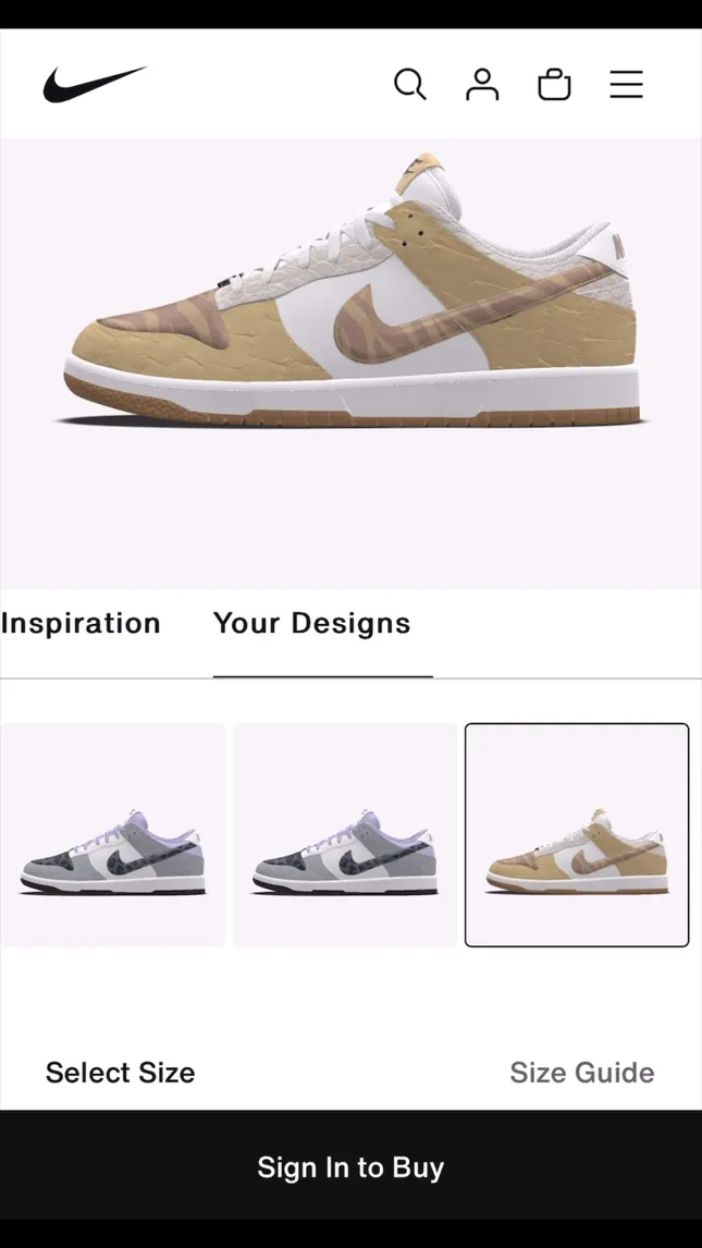 NIKE : DUNK LOW CUSTOMIZER