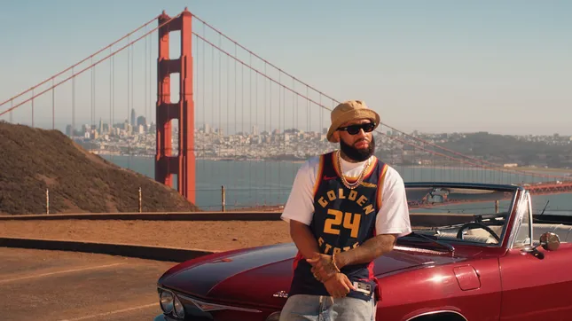 Golden State Warriors 24-25 City Jersey Unveil Performed by Larry June