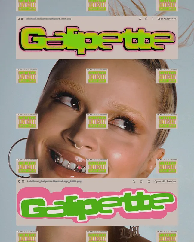 lolo zouaï, galipette title logo (yr.)2021.