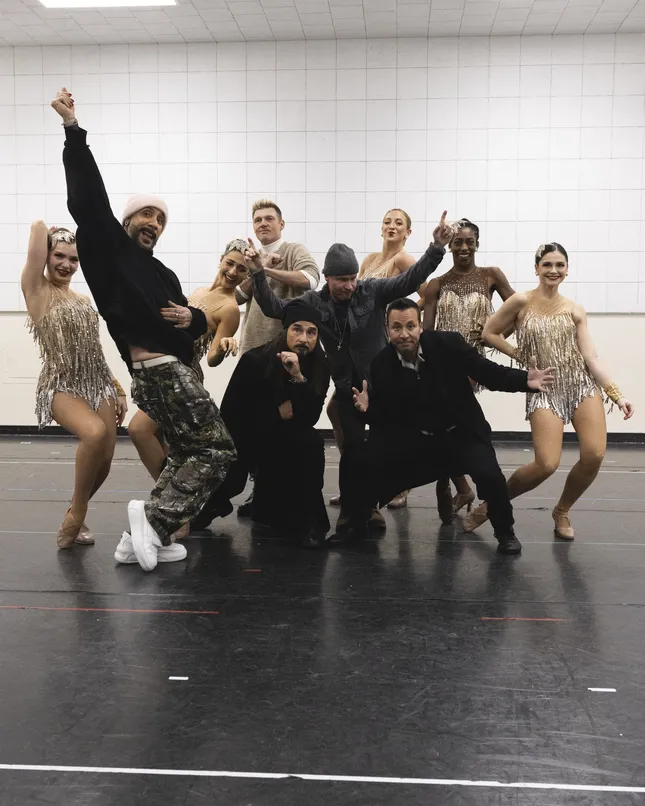 Backstreet Boys x Radio City Rockettes Collaboration.