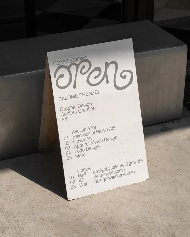 Commissions Open [Poster Design]