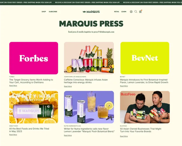 UI/UX Design Press Landing Page