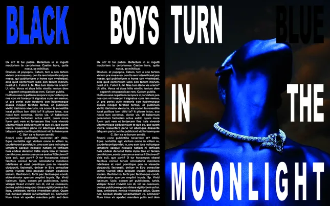 Concept magazine spreads