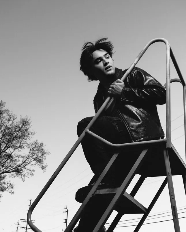 Joshua Colley photographed at AGM Studios