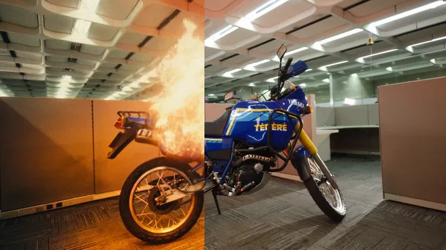 Flaming Motorcycle VFX – Mess x Working Titles