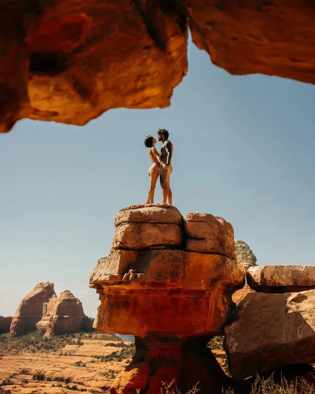 Engagement shoot in Sedona
