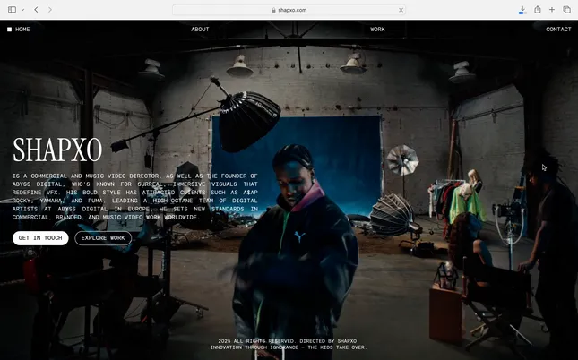 Shapxo Portfolio Site