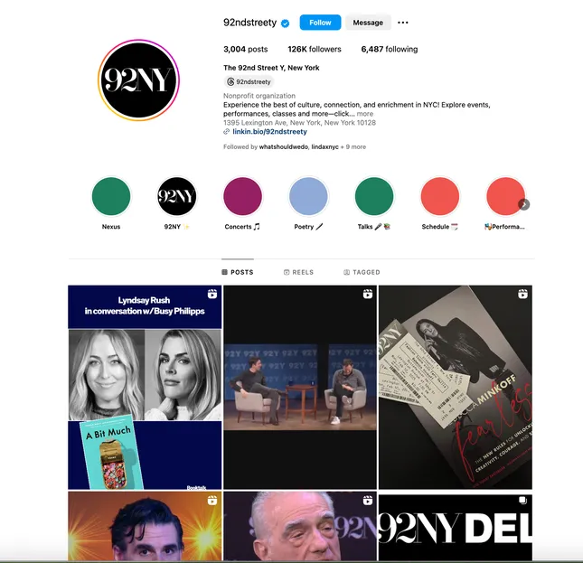 Social Media Coordinator- 92nd Street Y, New York