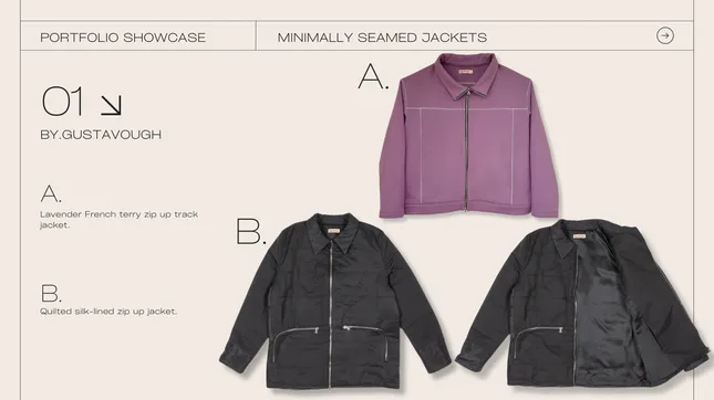 Minimally Seamed Jackets