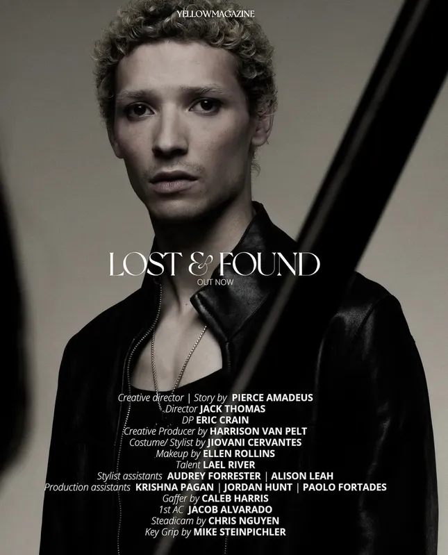 Lost & Found editorial for Yellow Magazine