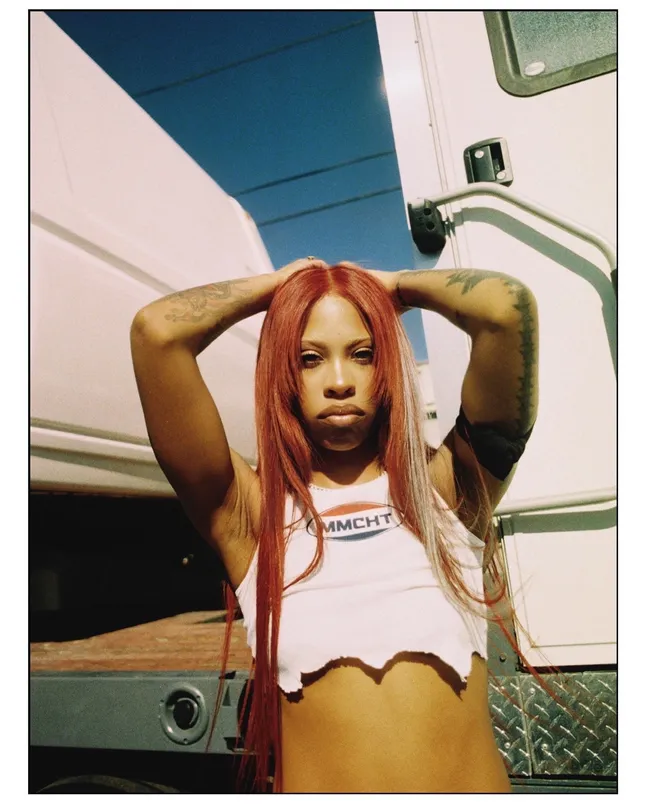 bts for “Teethsucker“ by Rico Nasty