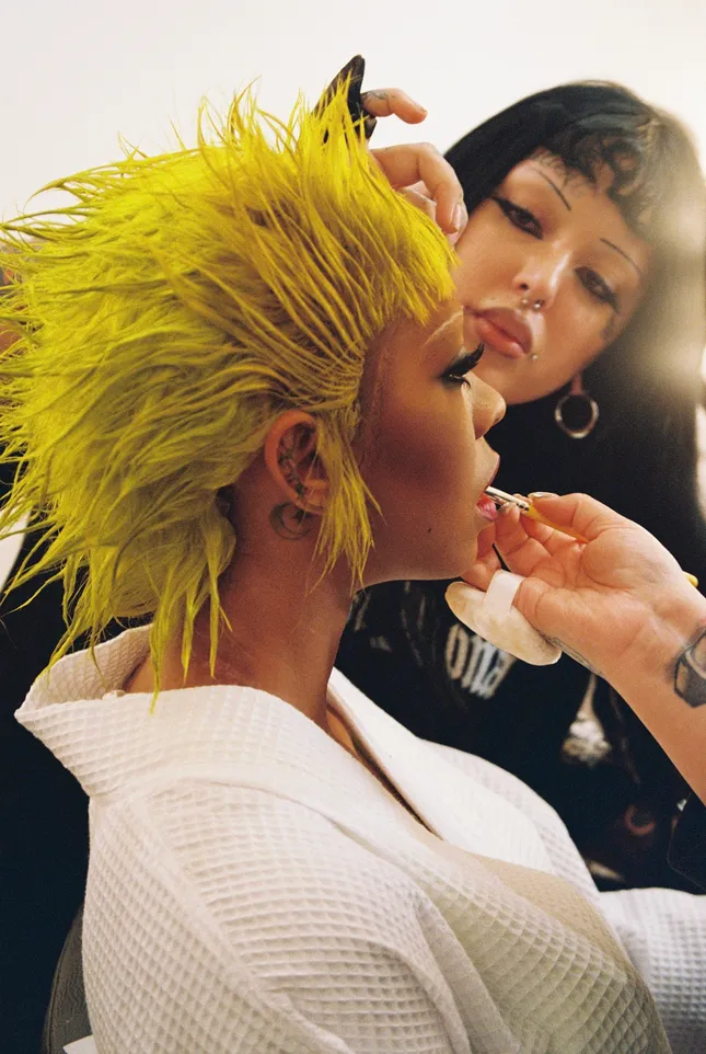 bts for Fenty puma & Rico Nasty