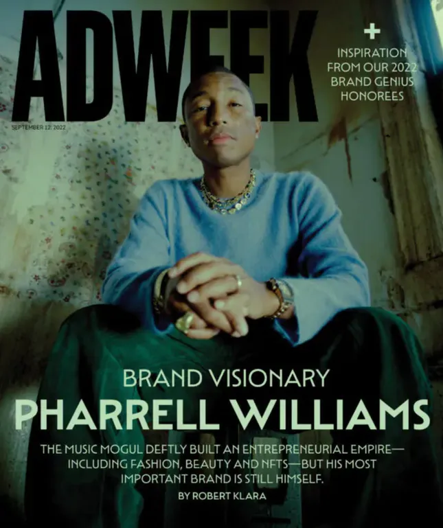 Photo Assist for AdWeek Cover Shoot feat. Pharrell Williams