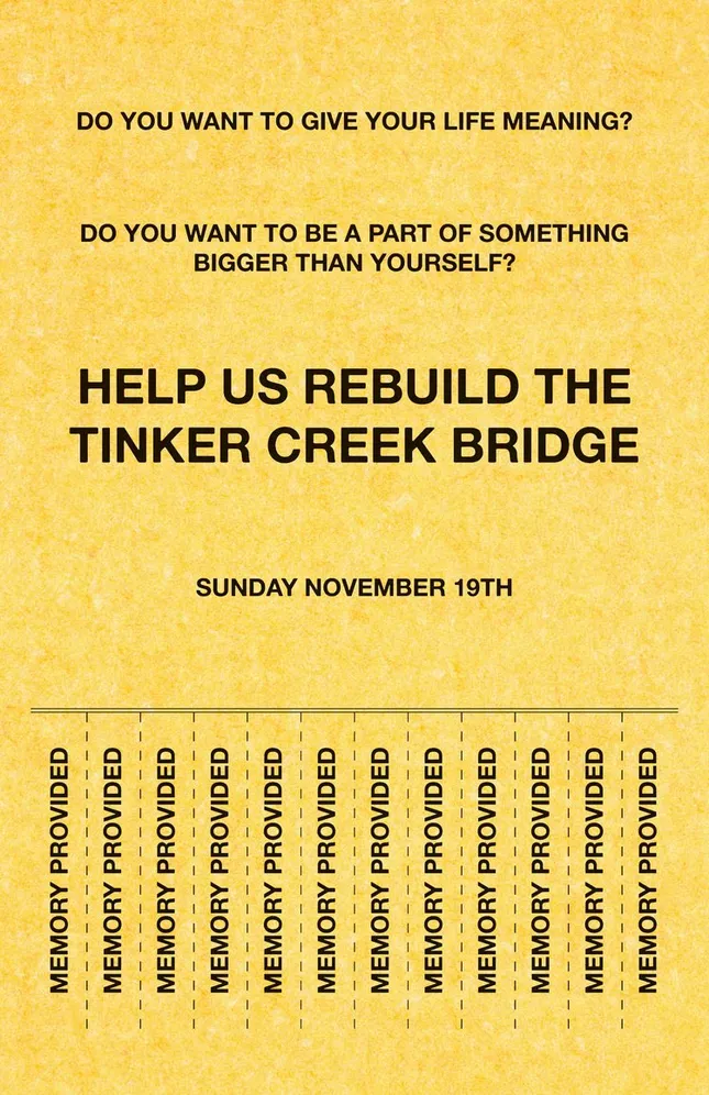 Tinker Creek Prop Poster