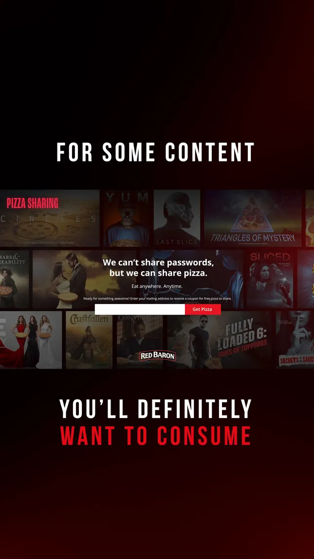 Red Baron | Pizza Passwords