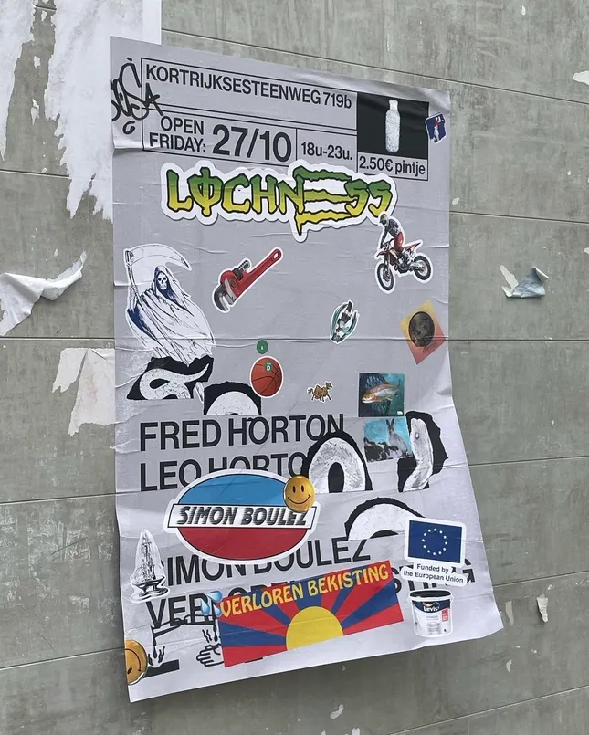 Lochness – Ghent, Belgium Open Space Exhibition Poster
