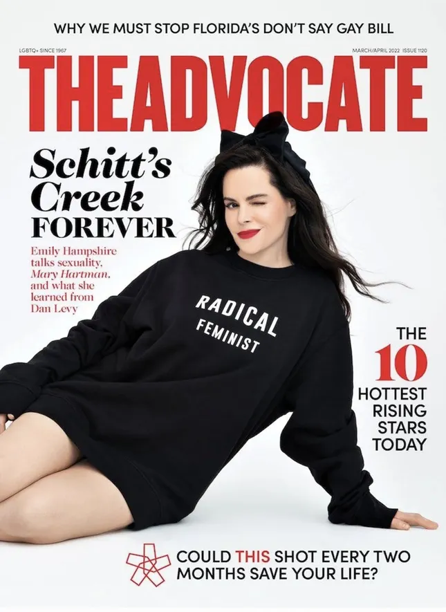 The Advocate x Emily Hampshire