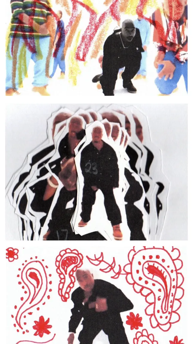 Tupac Shakur "Hit 'Em Up" Mixed Media Animation